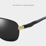 Men Fashion Uv Aluminium Magnesium Alloy Frame Polarized Sunglasses