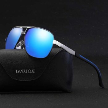 Men Fashion Uv Aluminium Magnesium Alloy Frame Polarized Sunglasses