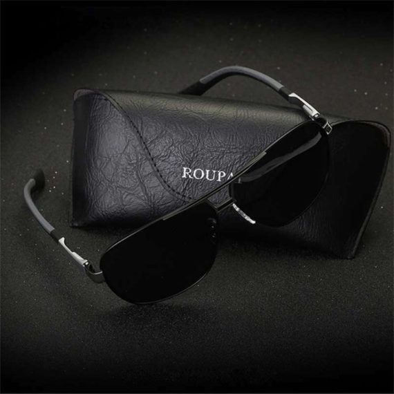 Men Fashion UV400 Aluminium Magnesium Alloy Frame Polarized Sunglasses