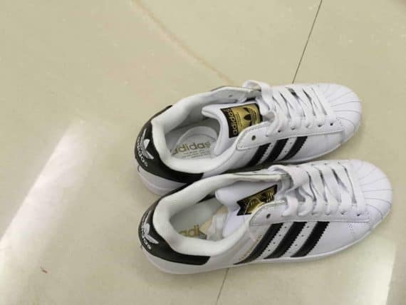 ADIDAS WHITE SHOES - BLGT