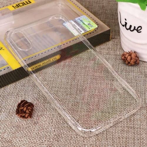 iPhone X TPU Transparent Protective Case Back Cover(Transparent) - BLGT
