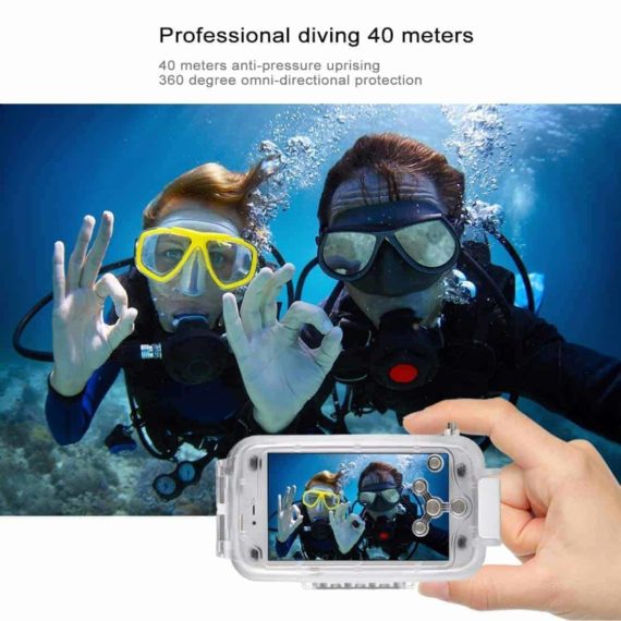 Waterproof Diving Housing Photo Video Taking Underwater Cover Case for