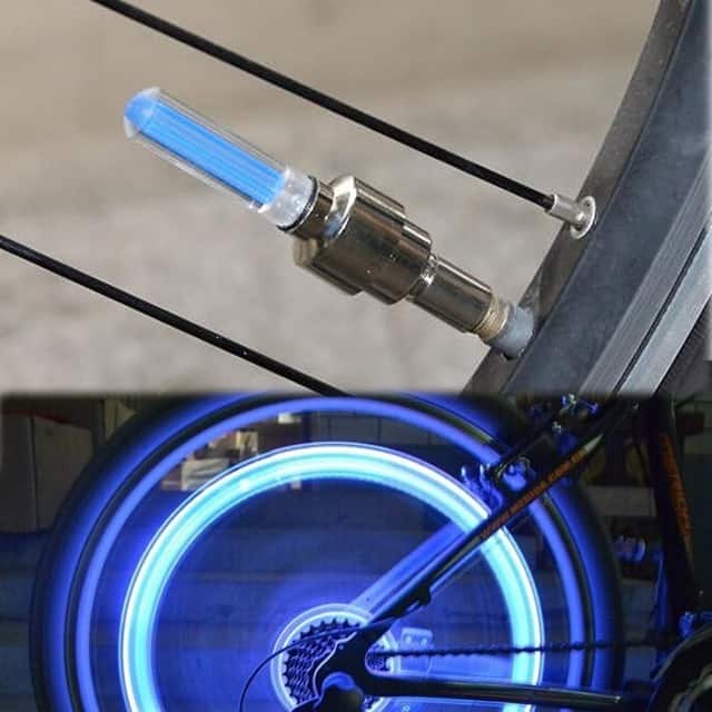 Motion Activated LED Wheel Lights for Bikes and Cars from Fireflys