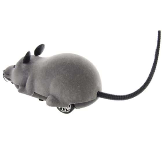 Electronic Fun Mini Mice Prank Toy with Remote Control (Grey) BLGT