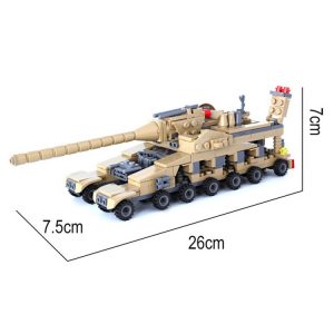 Military Super Tanks Building Blocks 16 in 1 Sets Army Bricks Toys - BLGT