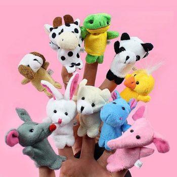 Story Telling Kids Puppets Cute Zoo Farm Animal Cartoon Toy - BLGT