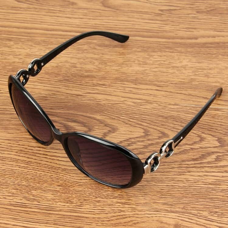 Retro Uv400 Pc Frame Ac Lens Sunglasses Black Blgt 