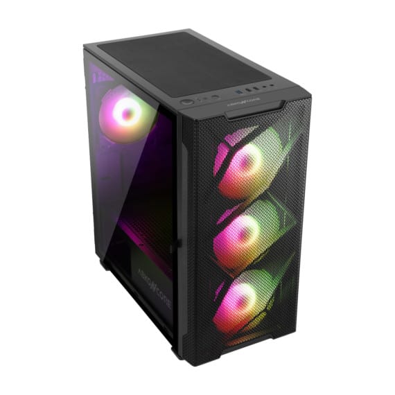 ABKONCORE C550M Mini Tower Case Black Coating – BLGT